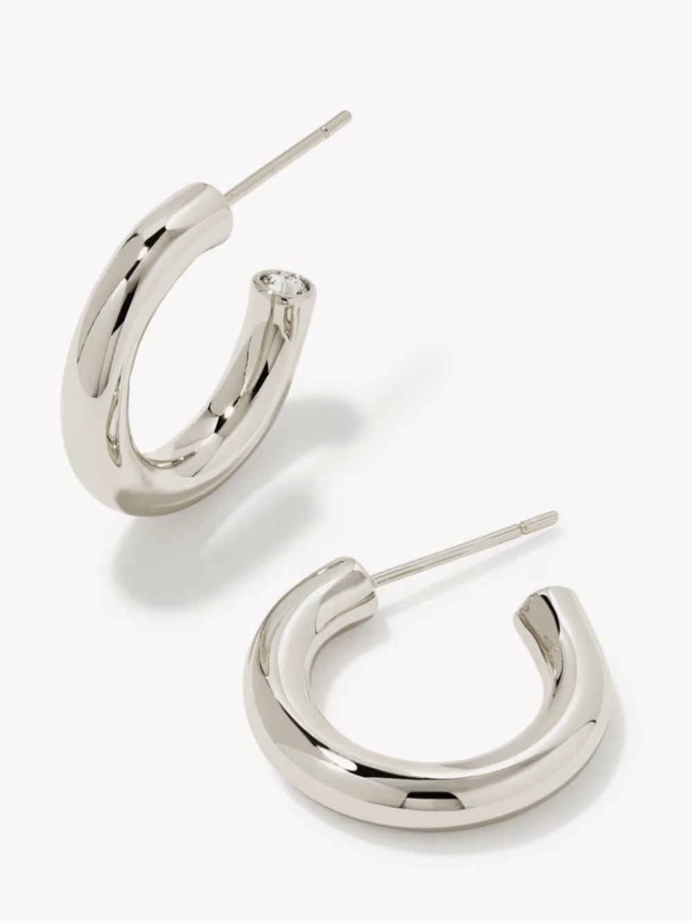 Kendra Scott Silver Colette Huggie Earrings